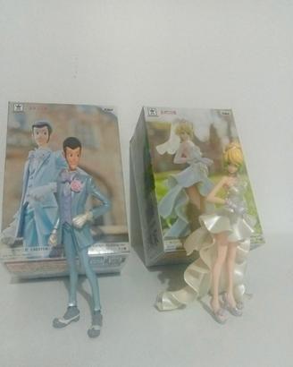 Lupin e Rebecca sposi action figure con scatole