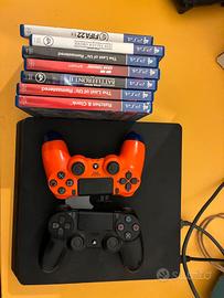 PS4 +2 joystick originali e giochi in foto