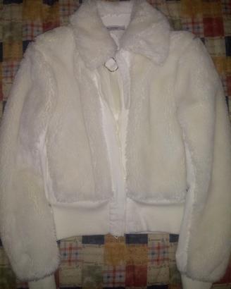 Giubbotto Donna Artigli Bianco Pelo tg.44