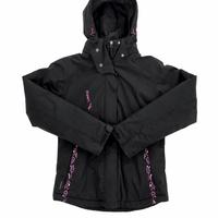 Giacca da sci Wed’ze nera con dettagli viola