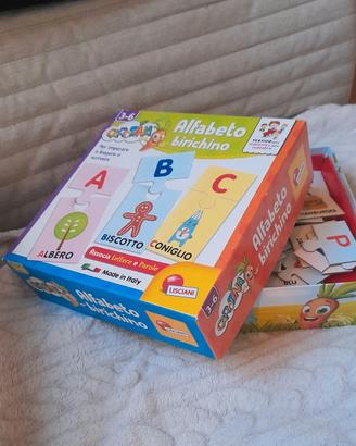 Gioco bambini alfabeto perfette condizioni italy