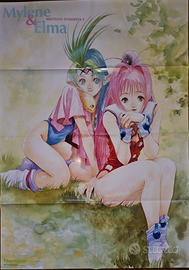 poster manga anime giapponese Macross Dynamite 7