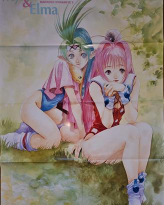 poster manga anime giapponese Macross Dynamite 7