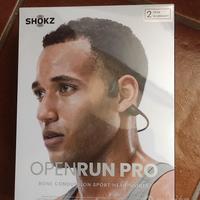 Shokz OpenRun Pro, cuffie a conduzione ossea NUOVO