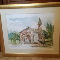 Quadro acquerello di Gian Mauro Merlo De Vignola