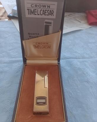 Crown accendino con orologio 
