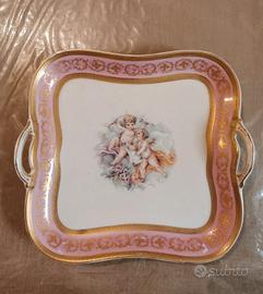 Antico piatto porcellana francese Limoges