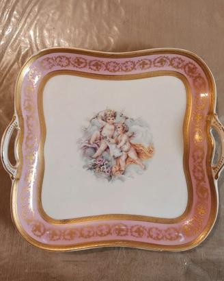 Antico piatto porcellana francese Limoges