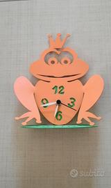 Orologio da tavolo ranocchio re Arti e mestieri