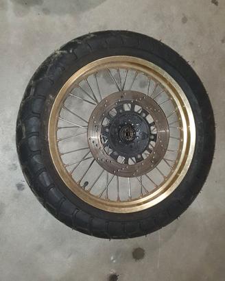 Cerchio anteriore supermotard 18" in alluminio