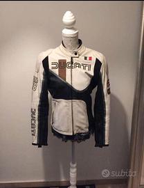 Giacca pelle moto Ducati donna IOM 78