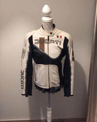 Giacca pelle moto Ducati donna IOM 78
