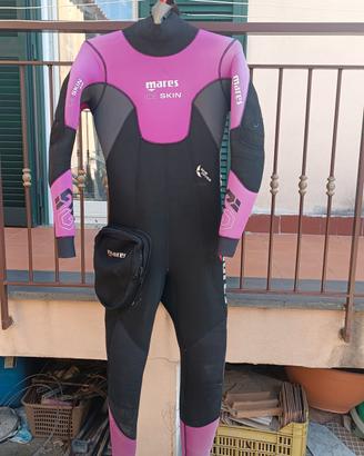 Muta semistagna Mares ICE skin taglia 2 7mm 