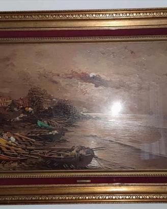 Dipinto olio su tela 60x120 Dell'artista V Colucci