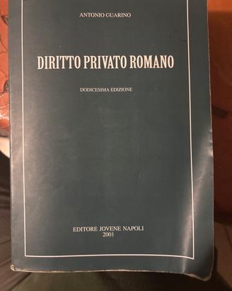 Manuale di istituzioni di diritto romano