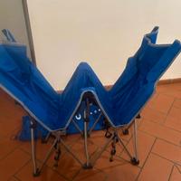 lettino sdraio campeggio o mare