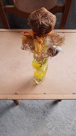 Bottiglia di vetro vintage 