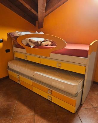 Cameretta per bambini,2 letti + 2materassi