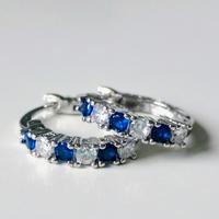 orecchini cerchio placcati argento 