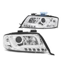 FARI AUDI A6 4B 97-99 LUCE DIURNA A TUBO FONDO CRO