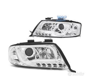 FARI AUDI A6 4B 97-99 LUCE DIURNA A TUBO FONDO CRO