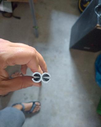 Raccordo double 8 7mm x 1mt