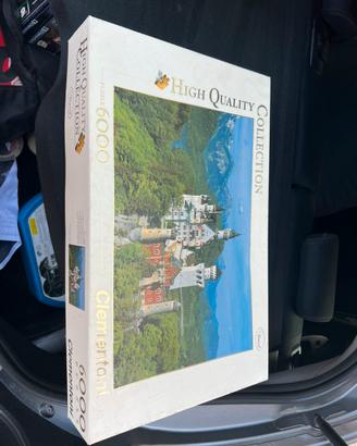 Puzzle clementoni 6000 castello di neuschwanstein