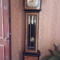 Stupendo orologio a pendolo a colonna TEMPUS FUGIT