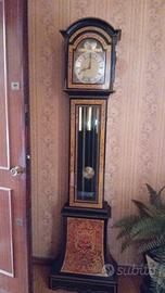 Stupendo orologio a pendolo a colonna TEMPUS FUGIT