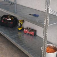 Scaffalatura metallica industriale ad incastro