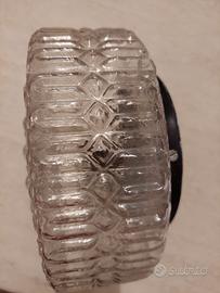 lampada vetro vintage anni 70