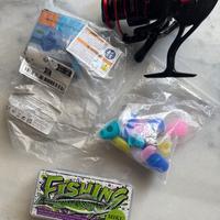 Kit Pesca Completo-Mulinello-Piombo-Avvisatore e P