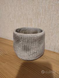 Vaso in ceramica pietra