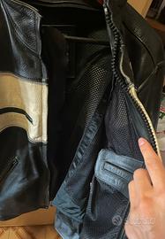 Giacca moto con protezioni gomiti