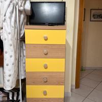 Mobile Cassettiera con 6 cassetti a rotelle