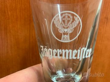 3 VECCHI BICCHIERI AMARO JAGERMEISTER VINTAGE