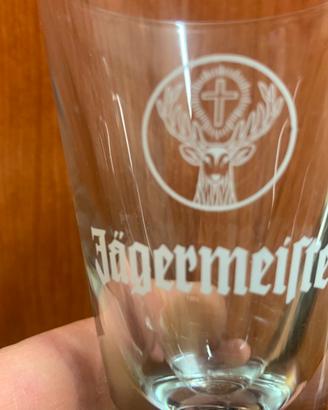 3 VECCHI BICCHIERI AMARO JAGERMEISTER VINTAGE