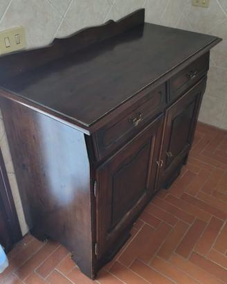Credenza in legno massiccio stile arte povera