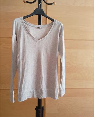 t-shirt cotone manica lunga Terranova,M