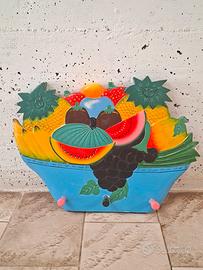 Appendino da parete con forme di frutta