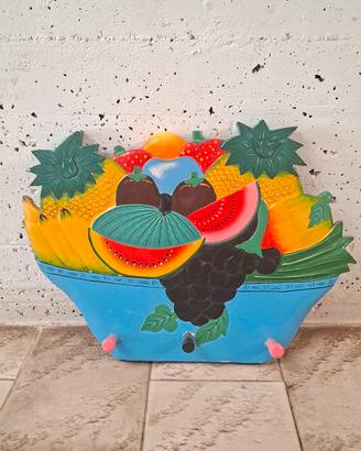Appendino da parete con forme di frutta