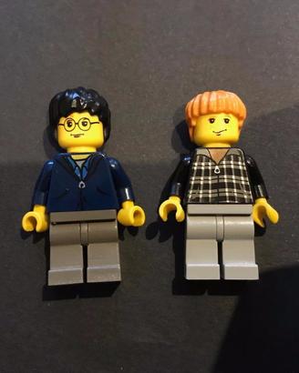 Lego minifigures Harry Potter + Ron Weasley