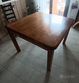 tavolo quadrato allungabile