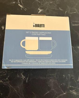 set 2 tazzine cappuccino bialetti