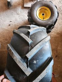 ruote agricole trattorino e trasmissione 