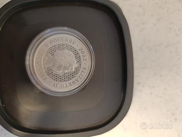 moneta argento da un oncia 