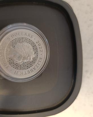 moneta argento da un oncia 