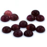 Lotto Tormaline Naturali Cabochon Rotonde  88,9 ct