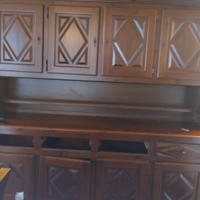 credenza in legno noce