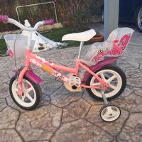 Bicicletta per bambina Dino Bikes 12/14 pollici 